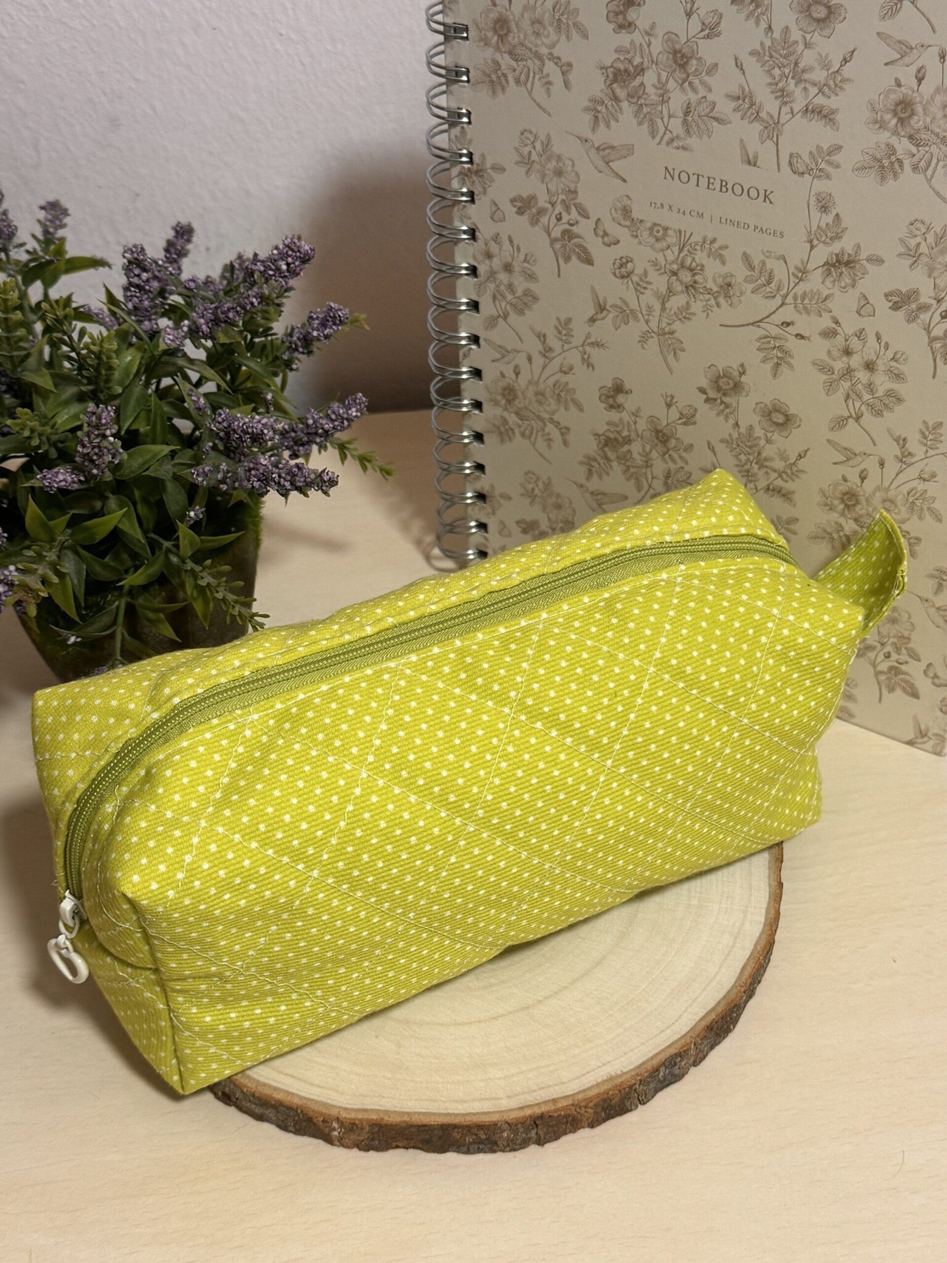 Neceser Verde con Topitos - 3