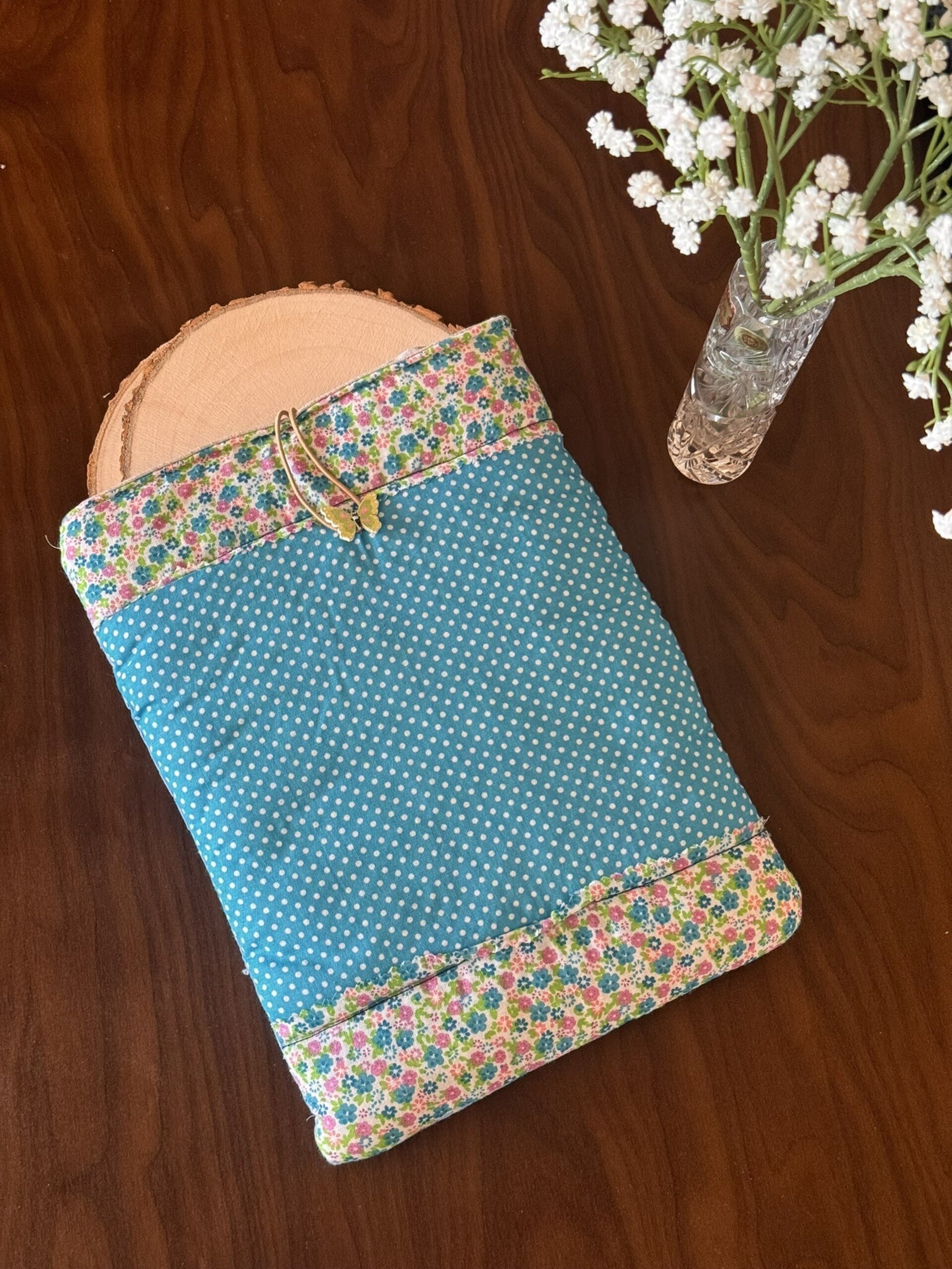 Funda Topitos Blanco Floral - 4