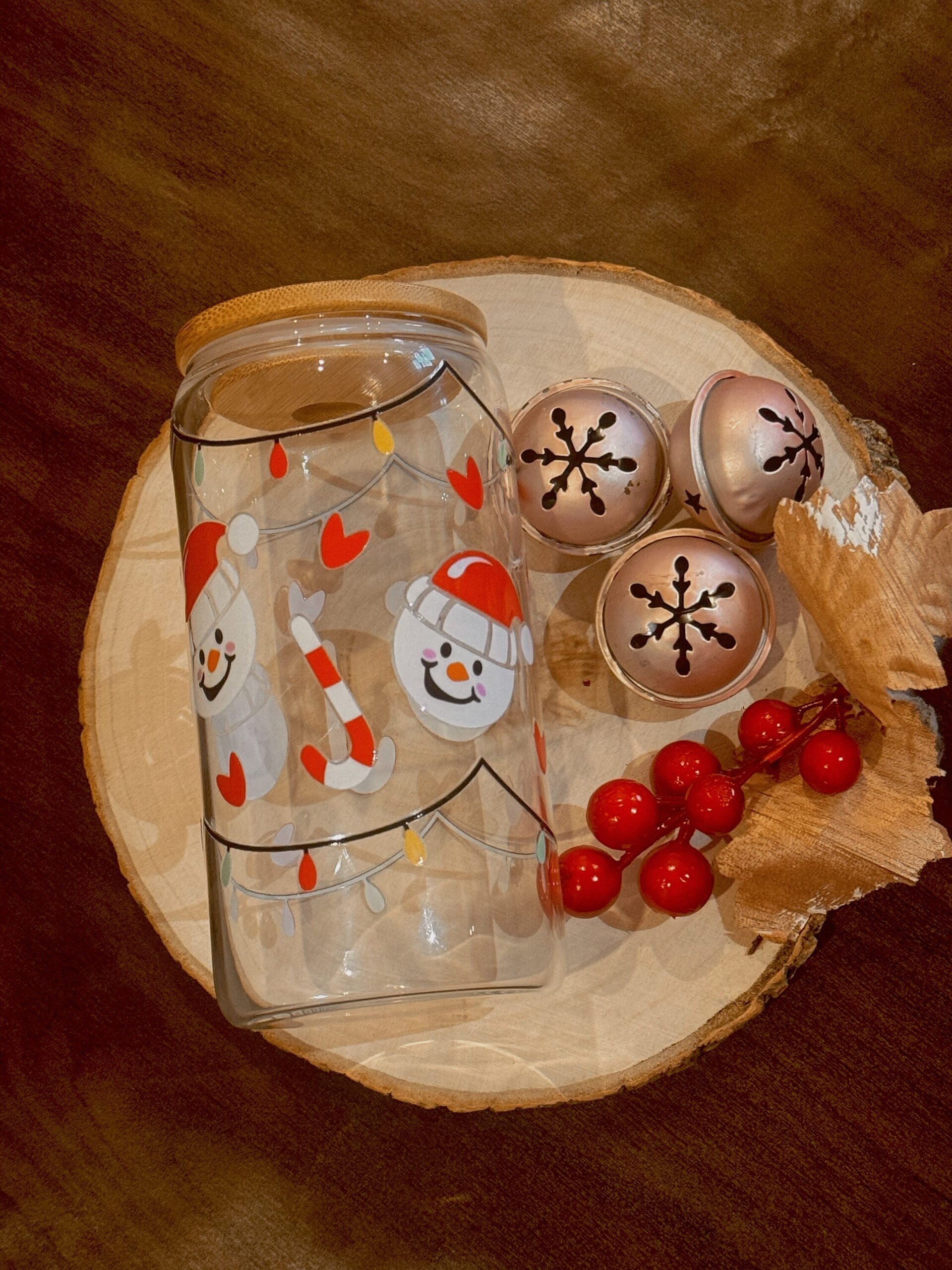 Vaso Muñeco de Nieve - 1