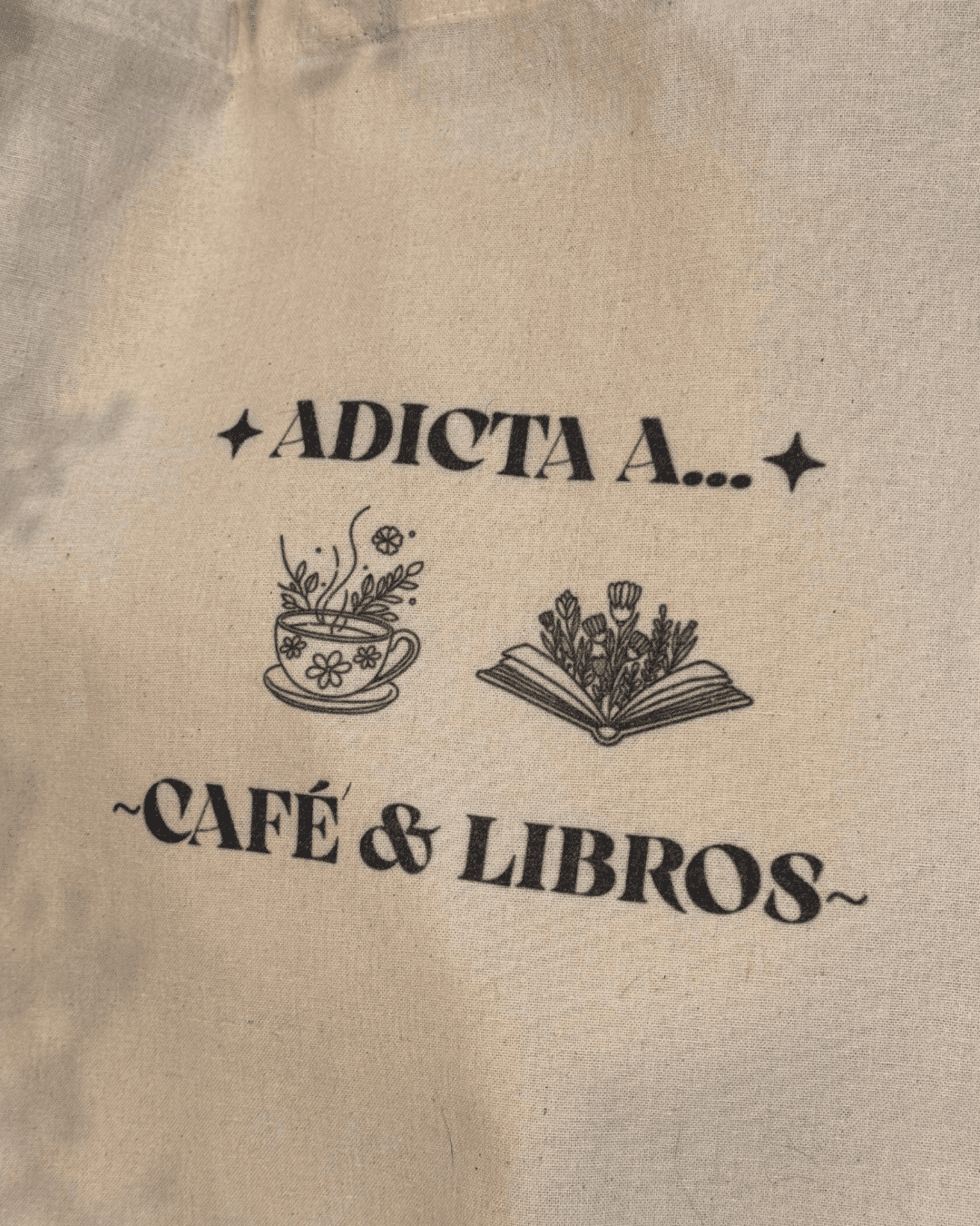 Totebag Café y Libros - 2