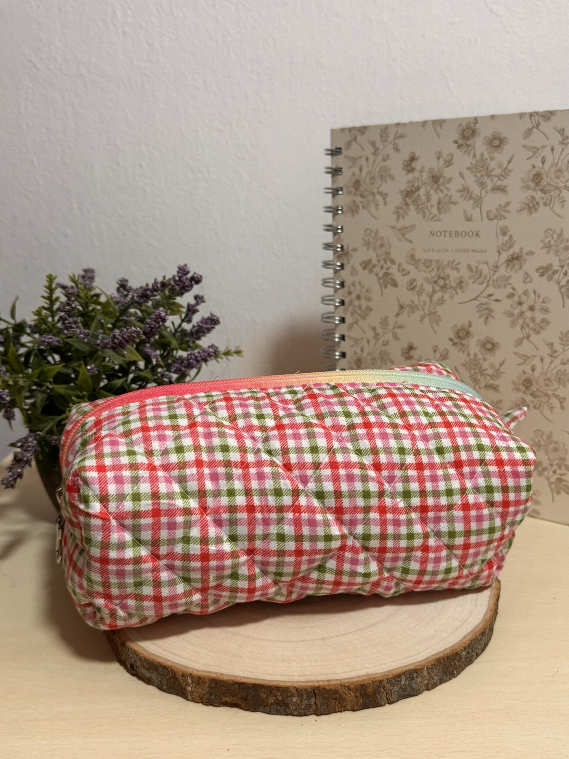 Neceser Vichy Rosa y Verde - 2